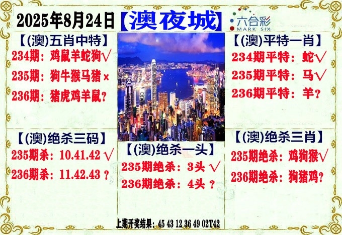 2025236期：澳门不夜城