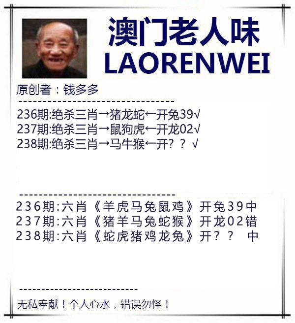 2025238期：澳門老人報