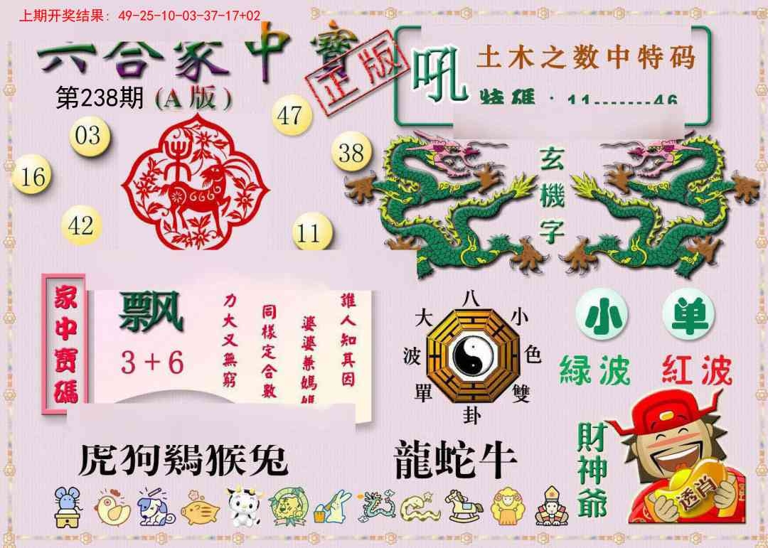 2025238期：合家中寶A