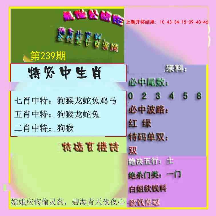 2025239期：波肖尾門報(bào)