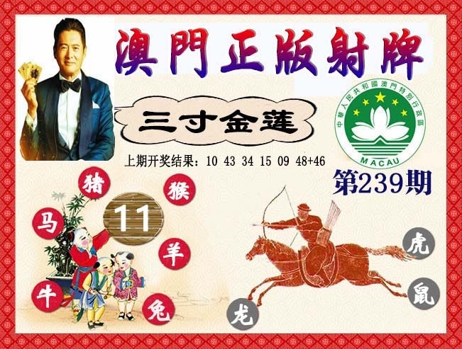 2025239期：正版射牌圖