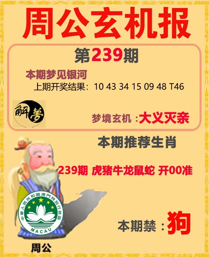 2025239期：周公玄機報