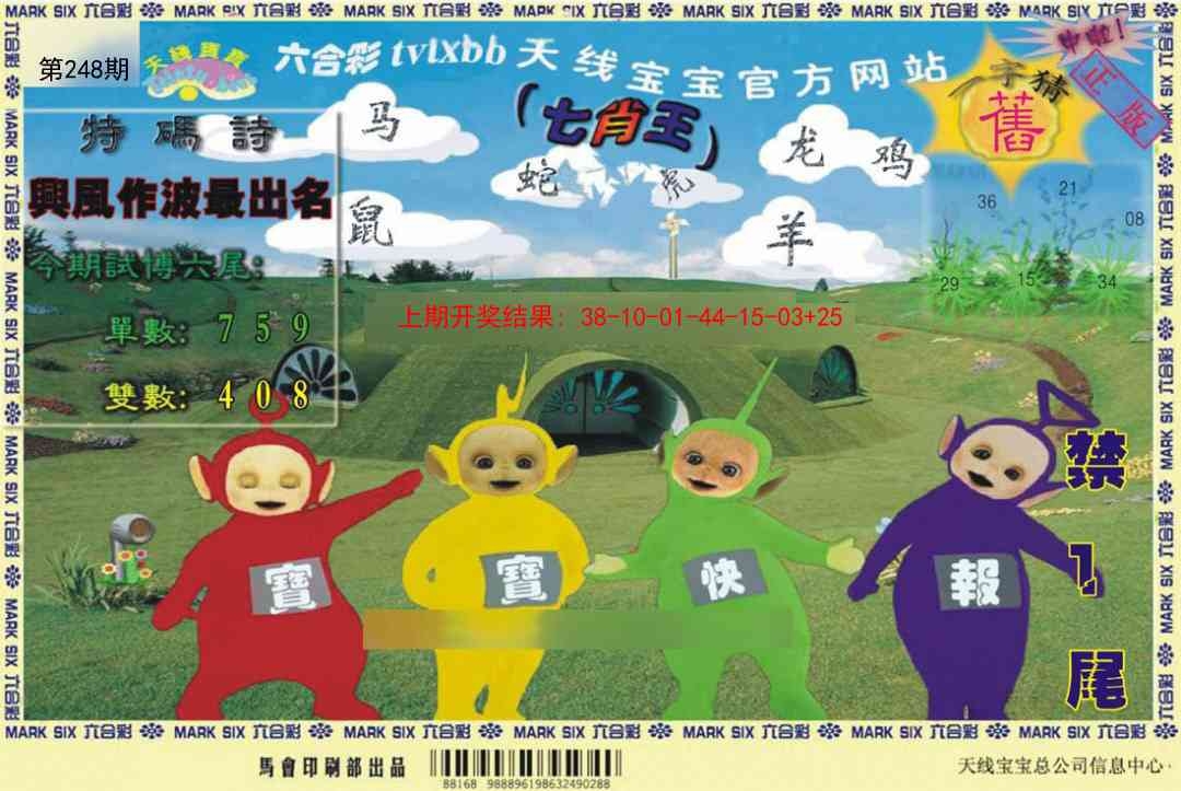 2025248期：澳門天線寶
