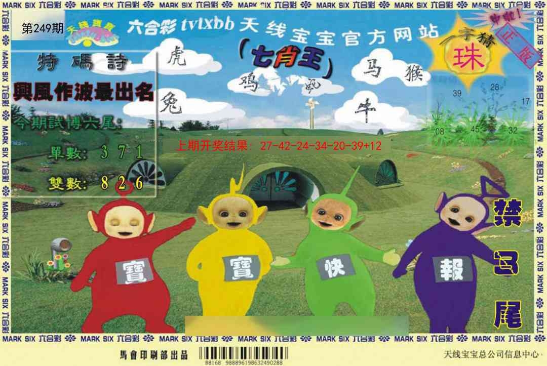 2025249期：澳門天線寶