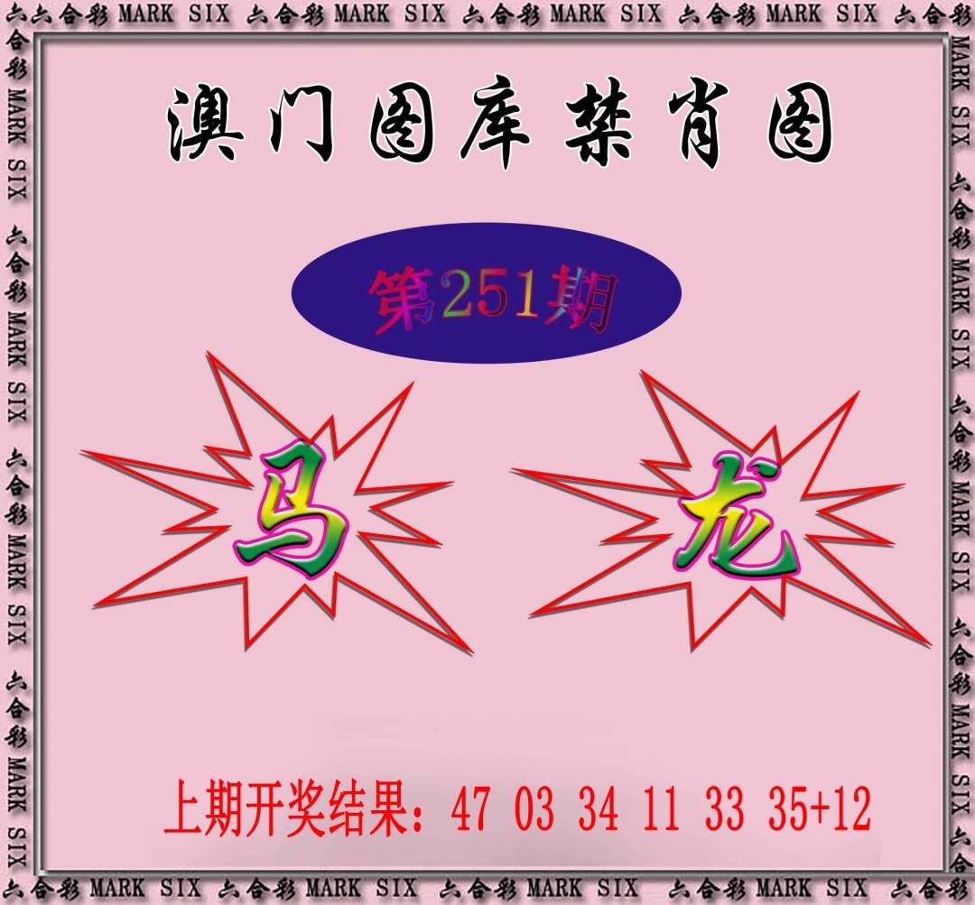 2025251期：新圖庫禁肖