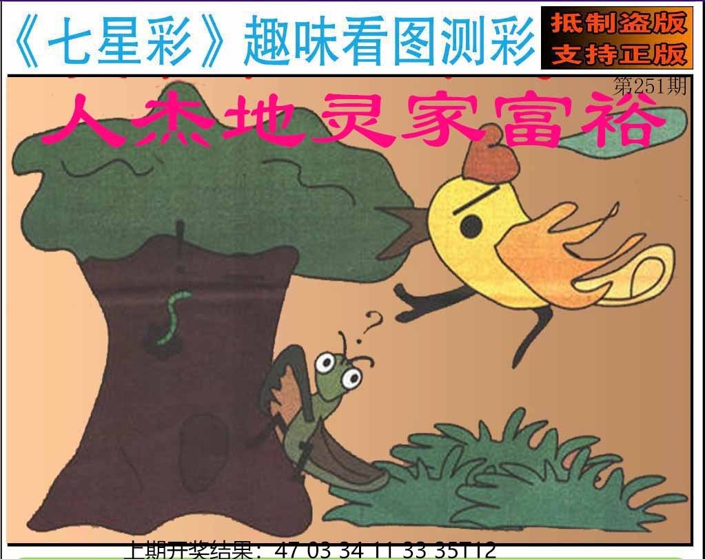 2025251期：澳門七星圖