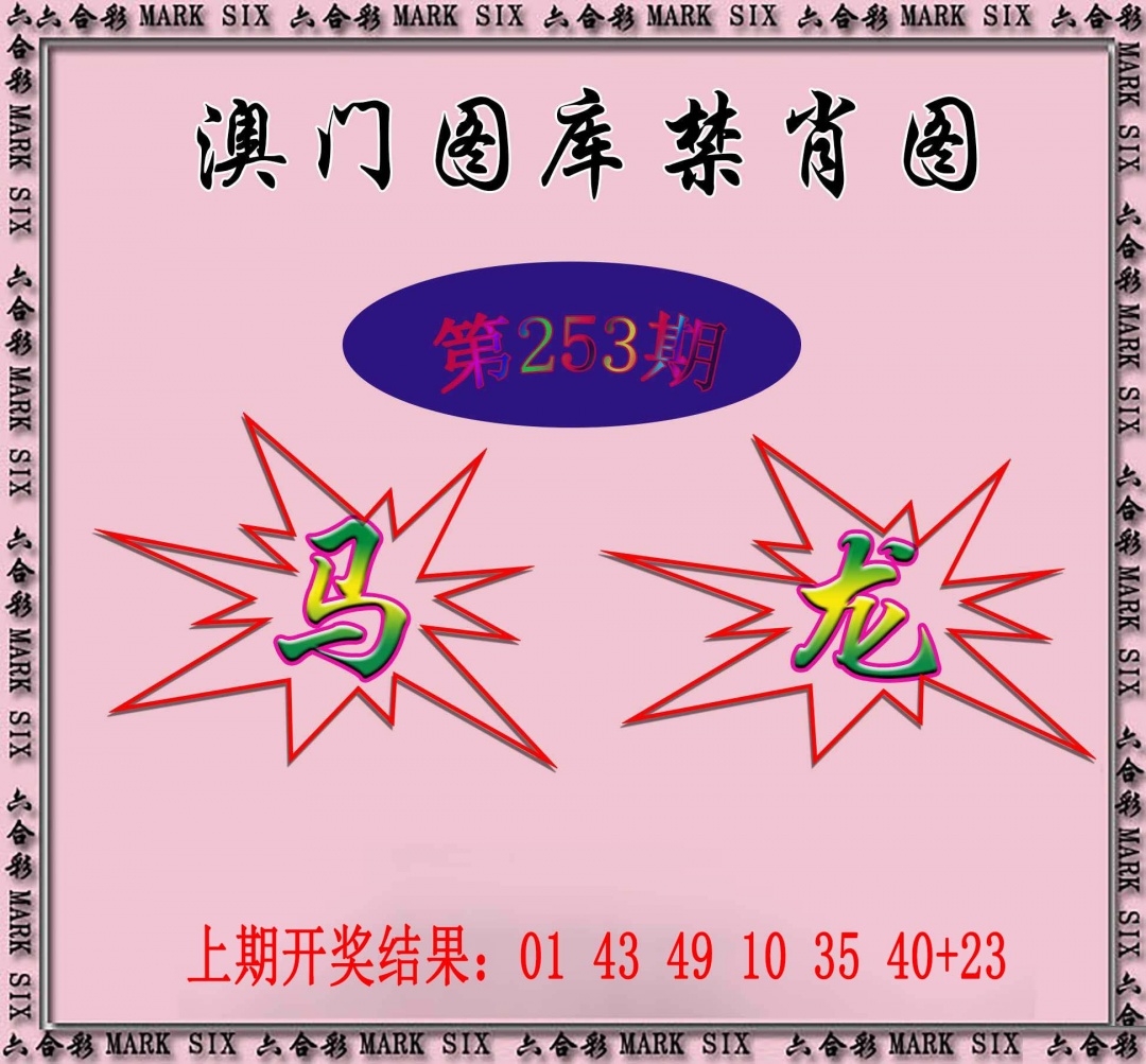 2025253期：新圖庫禁肖