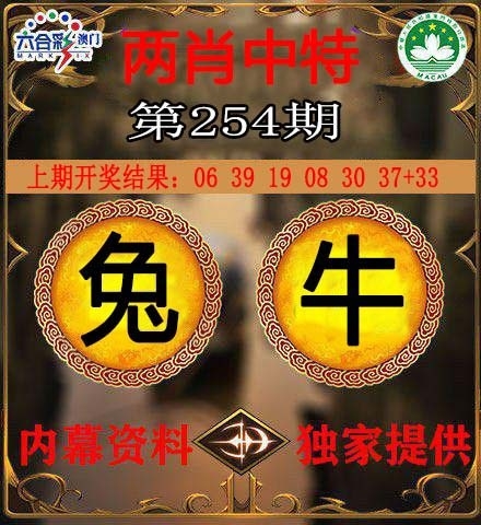 2025254期：澳門兩肖特