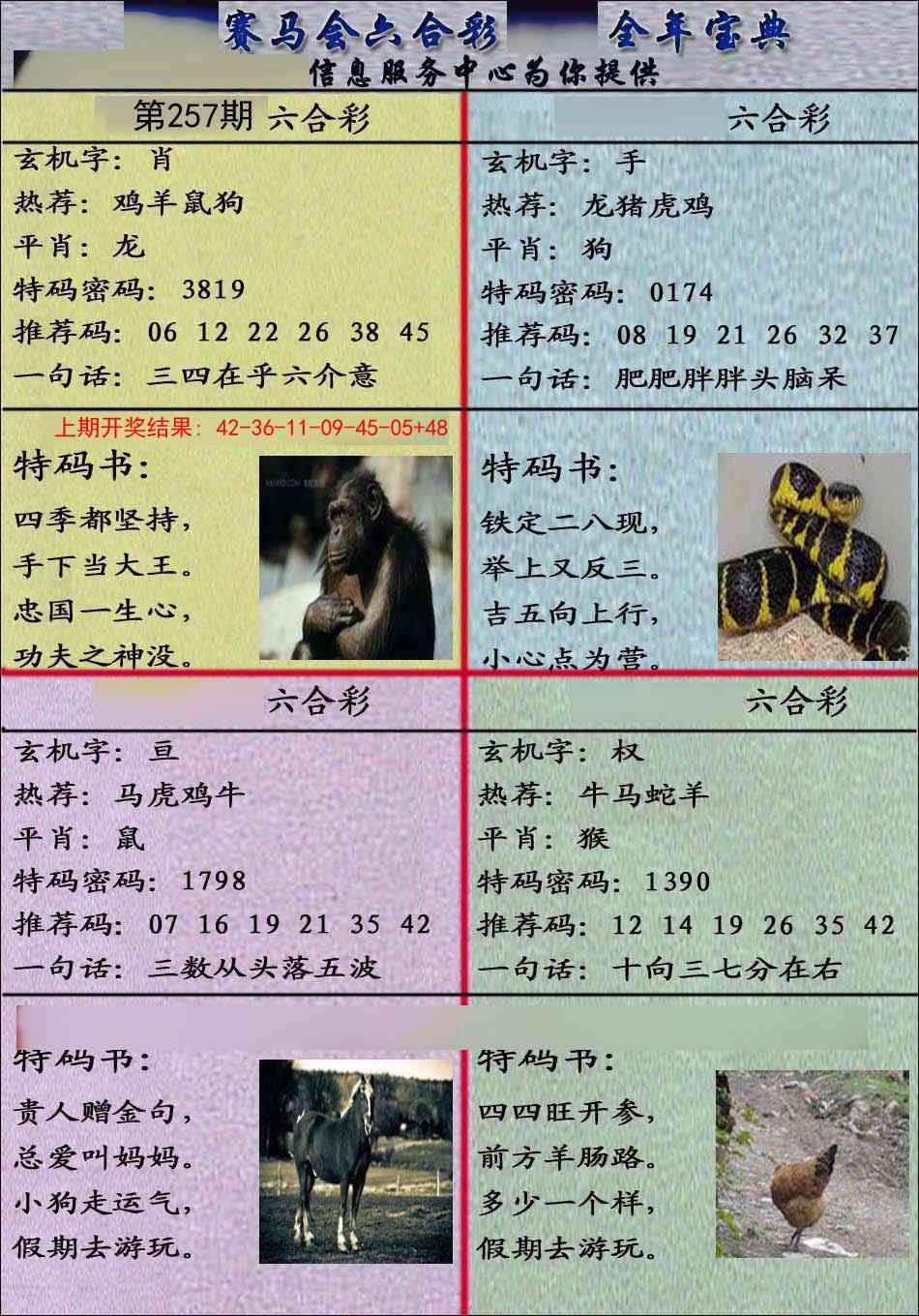 2025257期：千手觀音圖