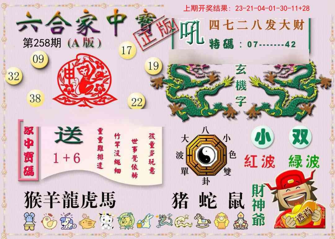 2025258期：合家中寶A