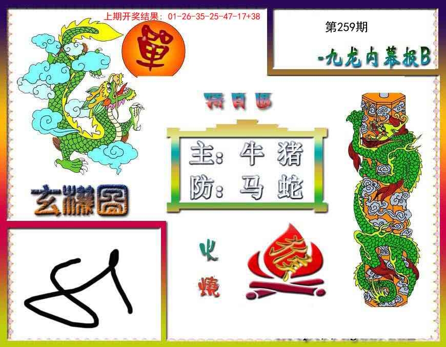 2025259期：內(nèi)幕特肖B
