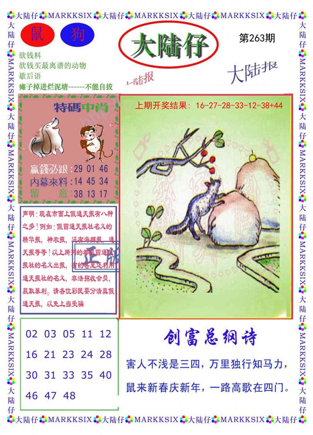 2025263期：澳门大陆仔，描绘205期澳门天天彩玄机:金牛出门迎才神;解析2025新澳门天天免费4肖8码：【牛虎蛇羊,9-11-13-20-23-35-41-45】