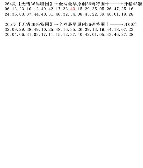 2025265期：36码中特图，描绘2025正版天天免费开玄机:今期生肖住门庭;解析2025正版资料全年3肖6码：【兔猴猪,1-3-13-19-45-49】