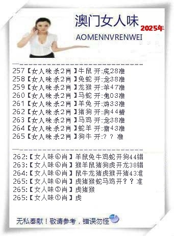 2025265期：澳门女人味，描绘205期澳门天天彩玄机:有男有女正合身;解析2025新澳门天天免费4肖8码：【羊鸡狗猪,2-4-15-17-30-31-37-45】