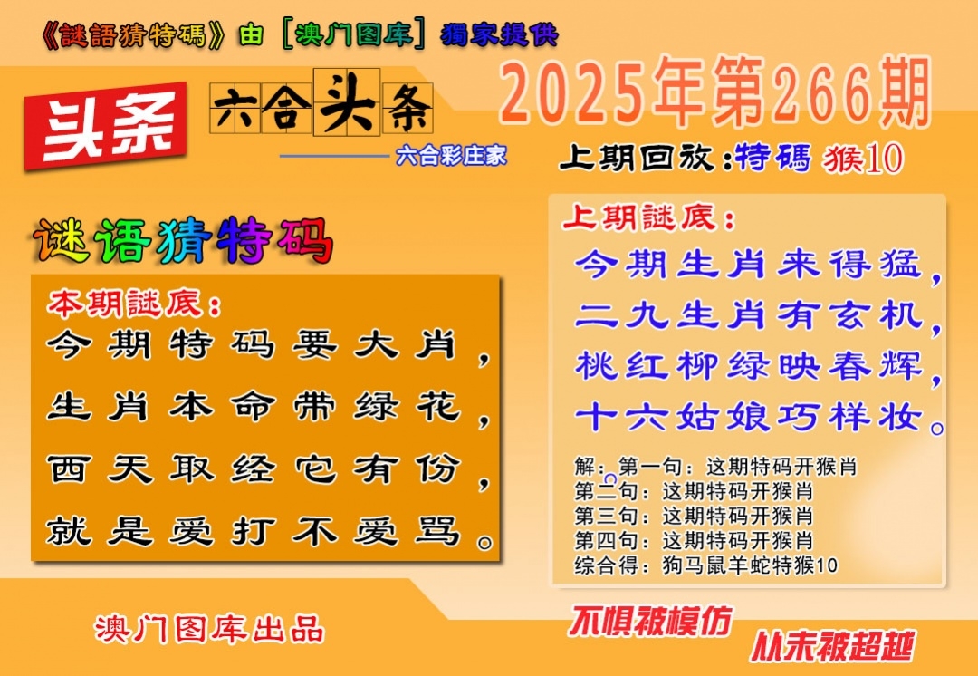2025266期：澳六合头条，描绘2025期期精准免费玄机:买三用六合;解析2025新澳天天正版免费6肖12码：【牛兔龙马猴狗,2-8-10-15-16-22-26-32-36-40-42-47】