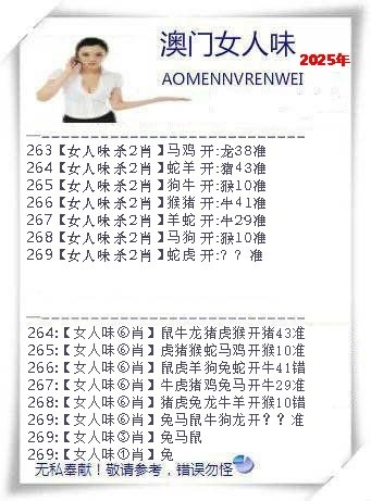 2025269期：澳门女人味，描绘205期澳门天天彩玄机:四六合一先后出;解析2025新澳门天天免费5肖10码：【鼠兔蛇羊猴,2-5-6-7-8-15-17-24-26-28】