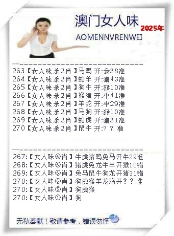 2025270期：澳门女人味，描绘205期澳门天天彩玄机:十六姑娘巧样妆;解析2025新澳门天天免费3肖6码：【鼠牛羊,9-10-18-26-42-48】