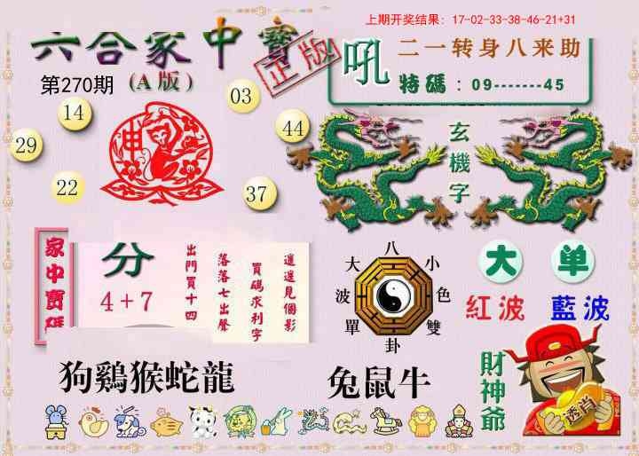 2025270期：合家中宝A，描绘2025综合资料大全玄机:一五得志君留意;解析205期澳门天天彩5肖10码：【虎龙蛇羊猪,6-12-15-18-20-27-31-32-34-37】