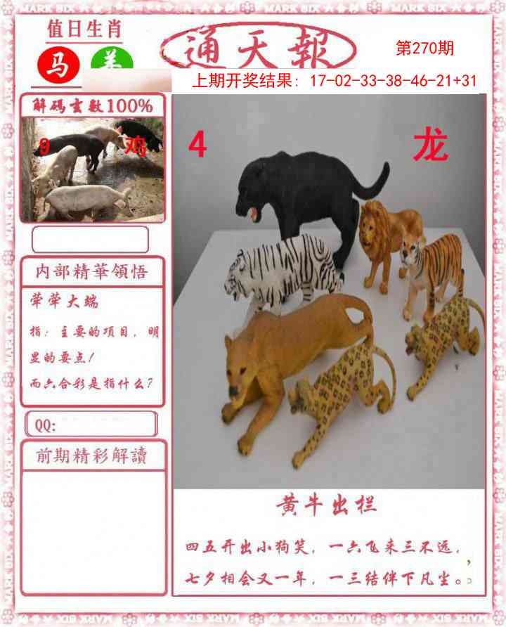 2025270期：通天报解码，描绘205期澳门天天彩玄机:十六姑娘巧样妆;解析2025新澳天天正版免费3肖6码：【鼠牛羊,9-10-18-26-42-48】