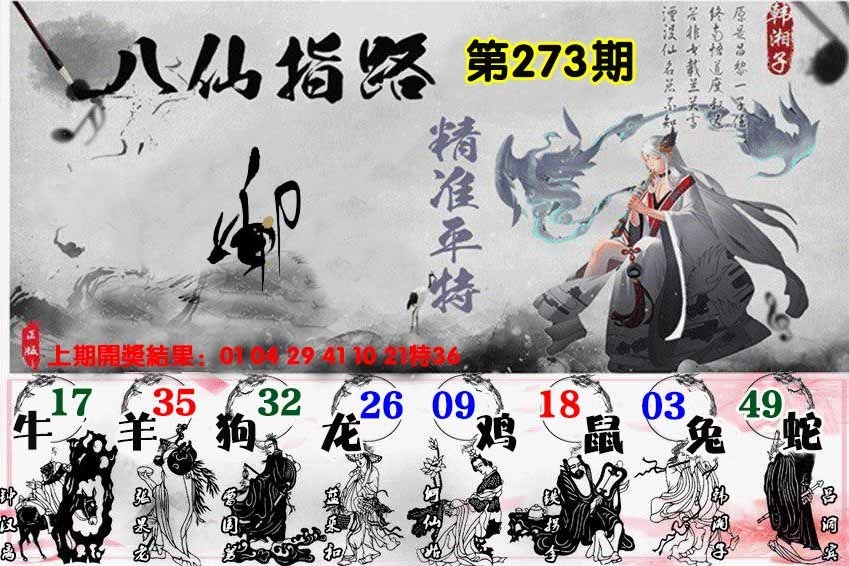 2025273期：八仙指路图，描绘2025期期精准免费玄机:羊前蛇到龙中间;解析2025天天彩资料免费图片4肖8码：【鼠羊鸡狗,3-6-10-16-22-24-42-49】