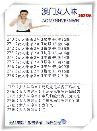 2025278期：澳门女人味，描绘205期澳门天天彩玄机:铁树开花古来稀;解析2025新澳门天天免费3肖6码：【蛇鸡狗,4-10-11-24-30-37】