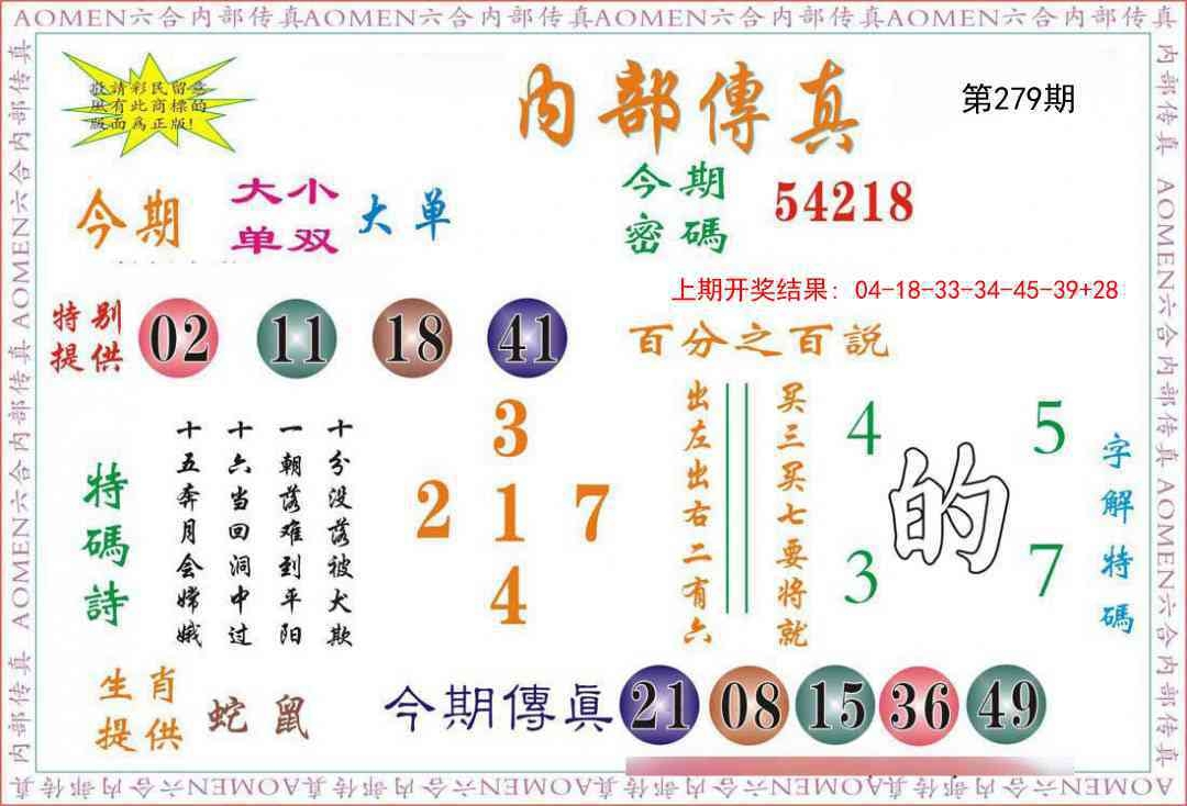 2025279期：内部传真报，描绘2025新港免费看资料玄机:说破玄机不为奇;解析2025澳门六今晚开奖结果出来3肖6码：【虎兔马,10-27-30-33-43-48】