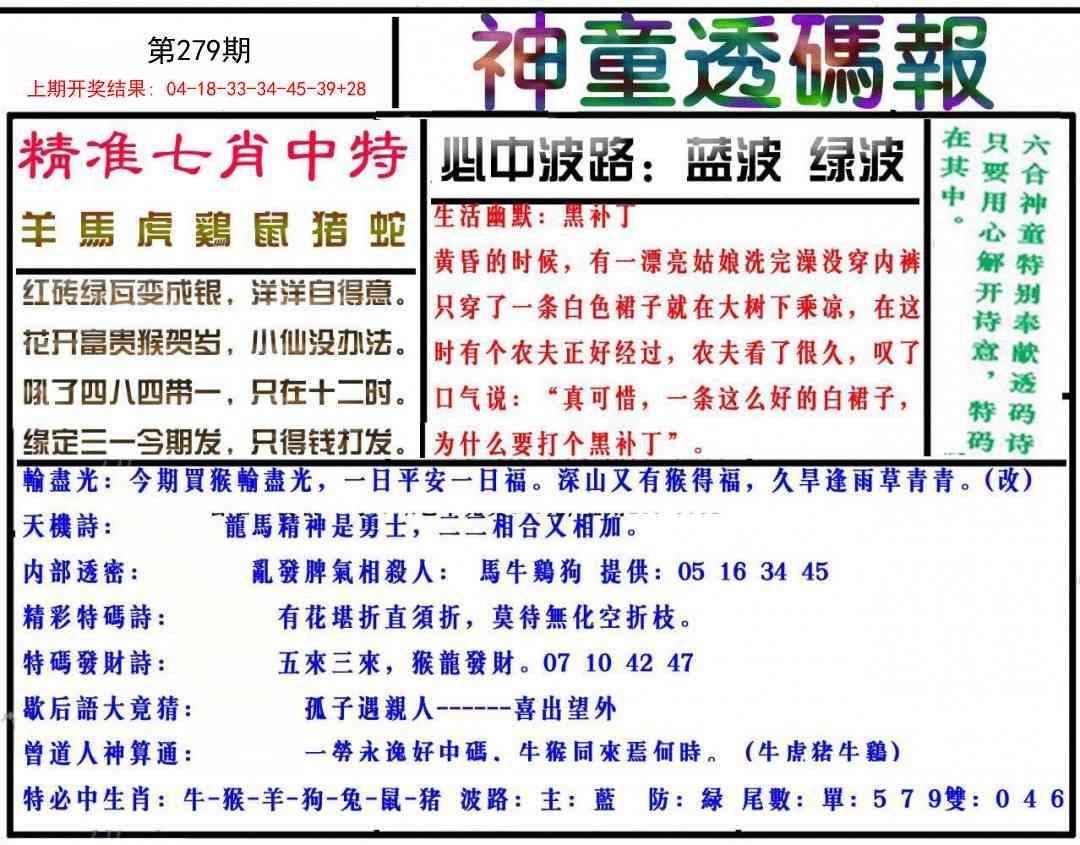 2025279期：神童透码报，描绘2025新期期准的准确消息玄机:说破玄机不为奇;解析2025新澳门天天开好彩大乐透开奖号码3肖6码：【虎兔马,10-27-30-33-43-48】