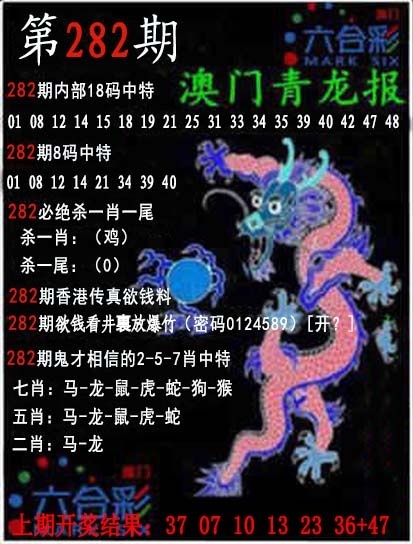 2025282期：澳门青龙报，描绘205期澳门天天彩玄机:二二四四同等数;解析2025年新澳门天天开好6肖12码：【牛虎龙马猴鸡,2-3-4-5-14-16-26-38-39-40-43-46】