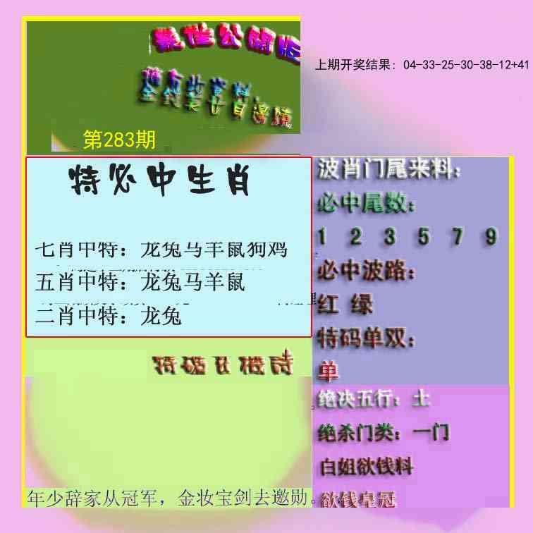 2025283期：波肖尾门报，描绘205期澳门天天彩玄机:猪狗相合相克出;解析2025最新免费资料大全性6肖12码：【鼠兔龙蛇猴鸡,3-4-7-9-19-20-21-31-36-38-43-49】