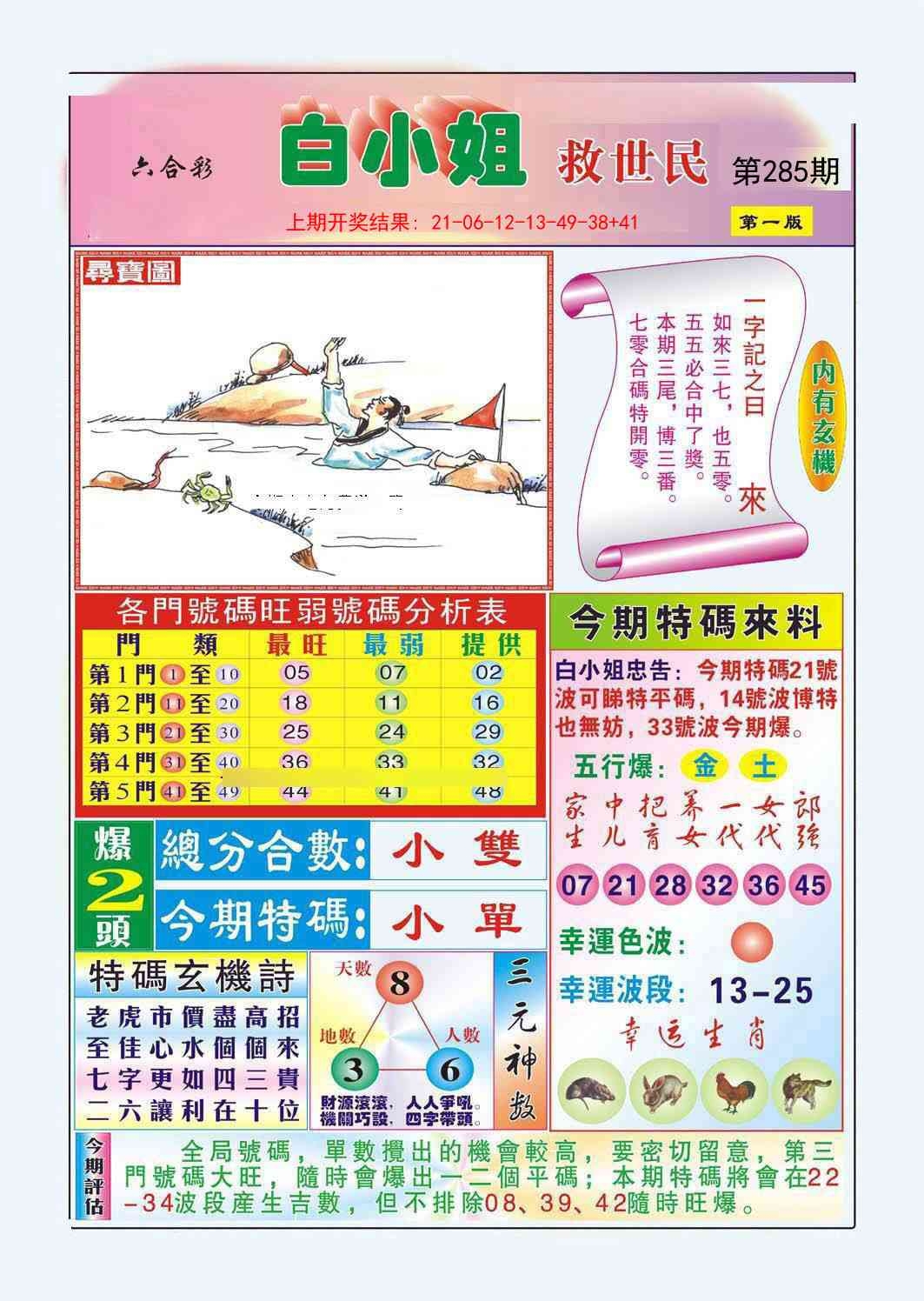 2025285期：白小姐救世，描绘2025最新资料免费大全一玄机:绿花定会开;解析2025期期精准免费6肖12码：【牛龙蛇马羊鸡,2-3-5-10-12-13-18-19-24-26-47-49】