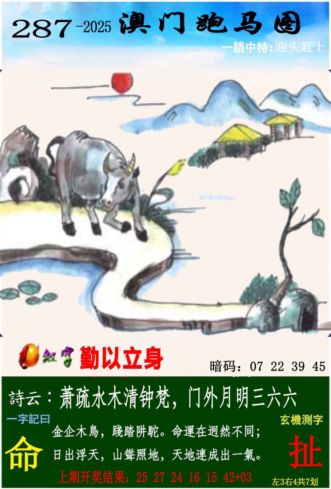 2025287期：澳门跑马图，描绘205期澳门天天彩玄机:幸运号码中大奖;解析2025新澳门精准正版图片6肖12码：【虎龙蛇羊猴鸡,9-11-14-24-26-27-28-32-36-41-45-49】