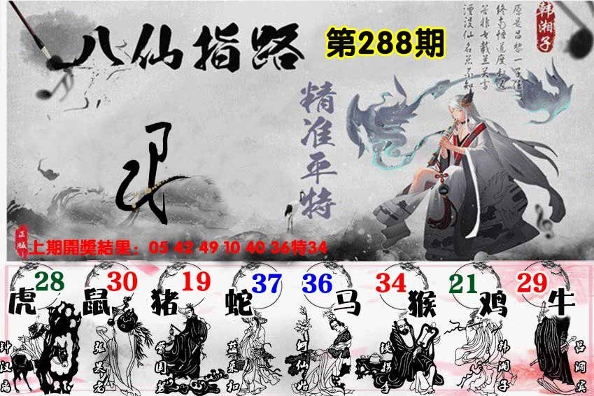 2025288期：八仙指路图，描绘2025期期精准免费玄机:今期生肖出农家;解析2025澳门今晚金牌谜语4肖8码：【牛龙蛇马,2-10-20-23-32-34-39-48】