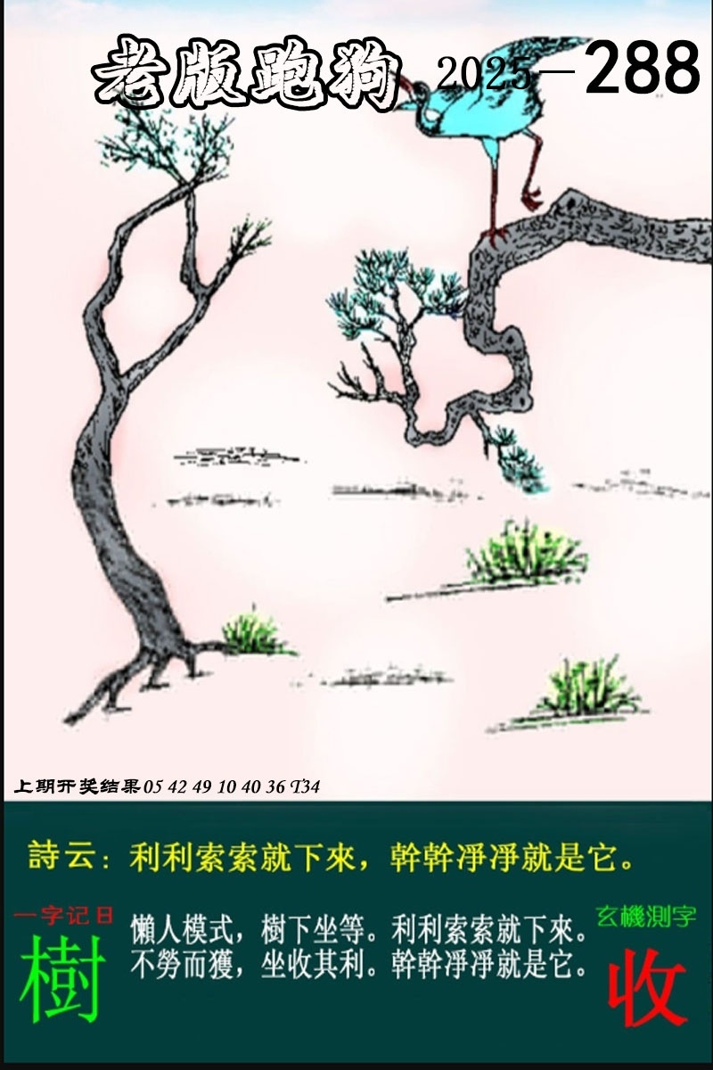 2025288期：老版跑狗图，描绘2025最新正版资料免费玄机:今期生肖出农家;解析2025正版资料全年4肖8码：【牛龙蛇马,2-10-20-23-32-34-39-48】