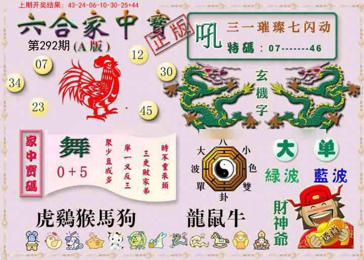 2025292期：合家中宝A，描绘205期澳门天天彩玄机:今期绿波行大运;解析2025最全免费正版大全6肖12码：【鼠牛猴鸡狗猪,1-6-11-14-16-19-28-32-33-35-37-48】