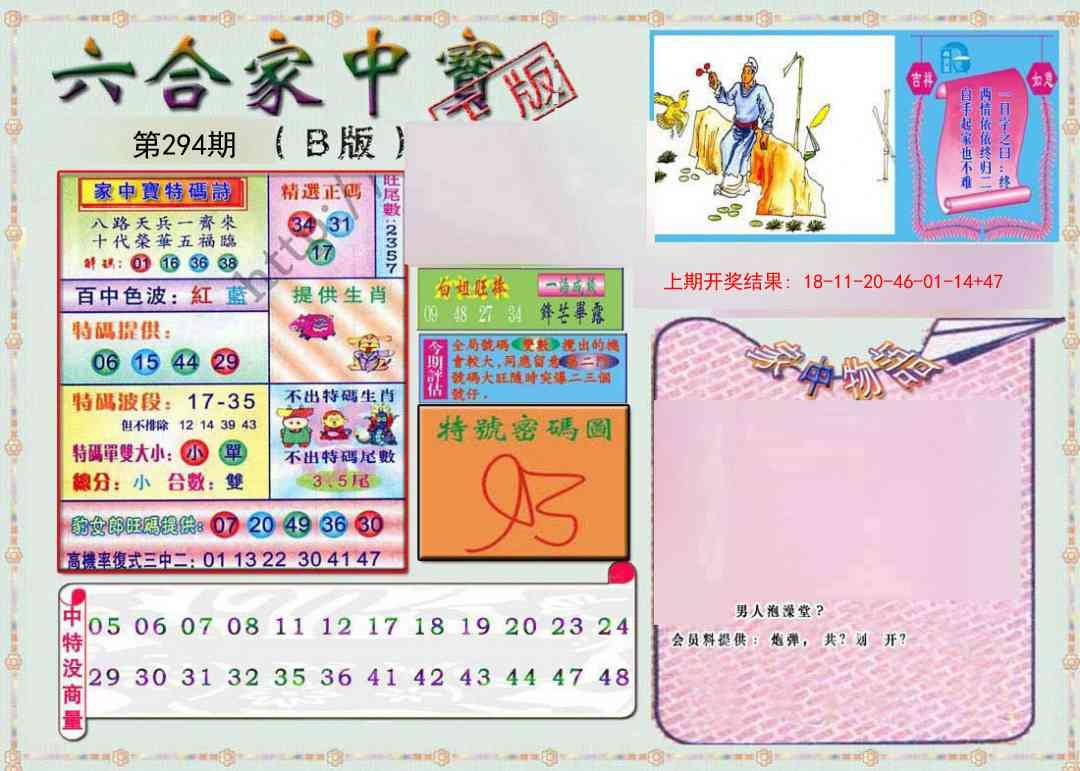 2025294期：六合家宝B，描绘2025最全免费正版大全玄机:八八九九南北财;解析2025最全免费资料大全4肖8码：【兔龙狗猪,6-8-19-23-27-33-39-43】