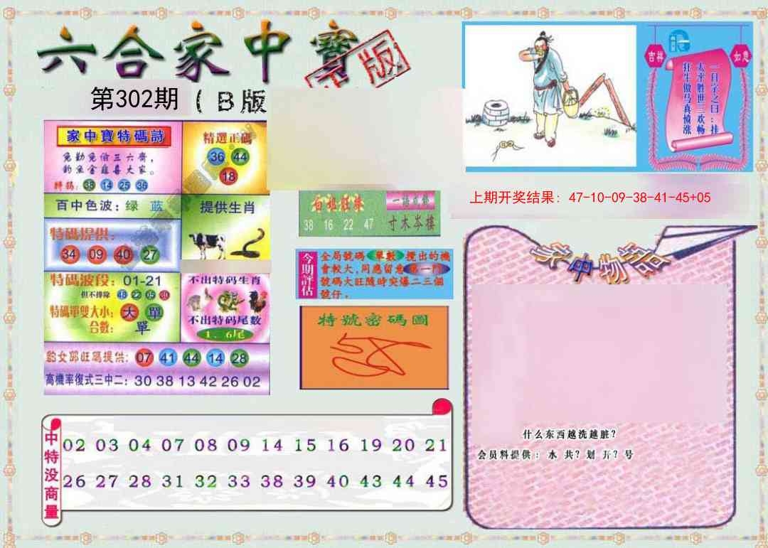 2025302期：六合家宝B，描绘2025最全免费正版大全玄机:白姐*特都不要;解析2025最全免费资料大全6肖12码：【鼠牛虎兔羊猪,1-7-26-27-31-34-39-40-41-44-46-49】