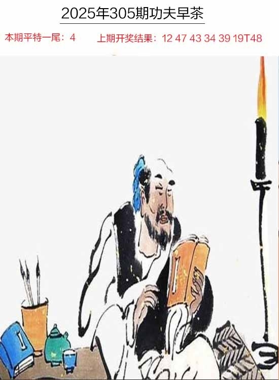 2025305期：功夫早茶图，描绘205期澳门天天彩玄机:十七十八正少年;解析2025年天天彩资料全集5肖10码：【虎马猴鸡猪,3-12-14-28-30-32-33-35-45-48】