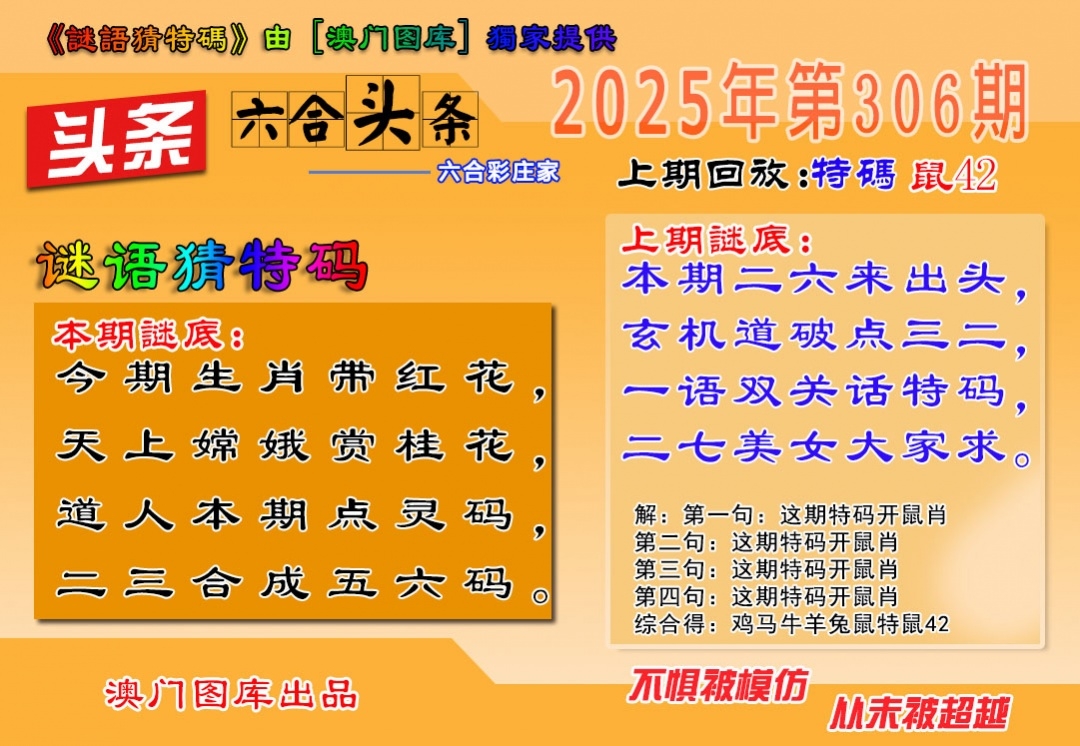 2025306期：澳六合头条，描绘2025新澳天天彩免费玄机:看好特码你有缘;解析205期澳门天天彩6肖12码：【鼠牛兔蛇羊鸡,1-2-3-9-11-19-20-28-32-38-39-40】