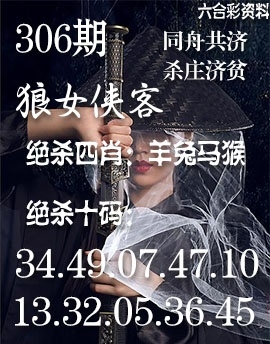 2025306期：狼女侠客图，描绘205期澳门天天彩玄机:看好特码你有缘;解析2025最精免费资料大全6肖12码：【鼠牛兔蛇羊鸡,1-2-3-9-11-19-20-28-32-38-39-40】