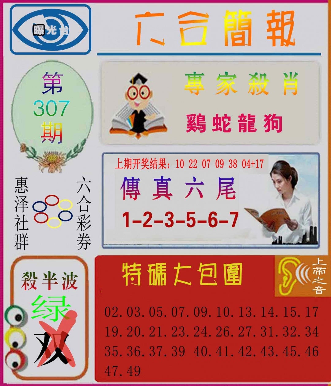 2025307期：六合简报图，描绘2025最全免费资料大全玄机:老牛骑马倒着走;解析2025最全免费正版大全5肖10码：【龙蛇马鸡狗,3-16-19-20-30-34-41-43-45-48】