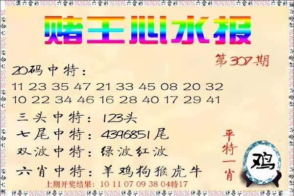 2025307期：赌王心水图，描绘2025最新资料免费玄机:老牛骑马倒着走;解析2025最新资料免费大全5肖10码：【龙蛇马鸡狗,3-16-19-20-30-34-41-43-45-48】