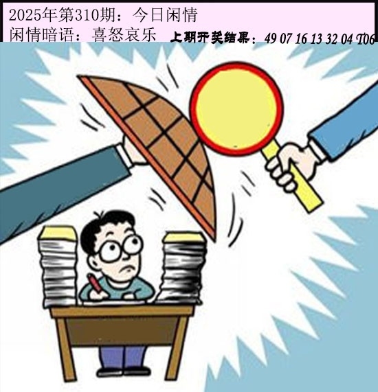2025310期：今日闲情１，描绘2025澳门今晚金牌谜语玄机:今期特门一二七;解析2025新门正版免费3肖6码：【马狗猪,3-11-12-22-29-30】
