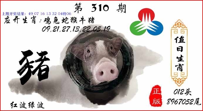 2025310期：值日生肖图，描绘今天日历生肖相冲玄机:今期特门一二七;解析机会来了打一生肖3肖6码：【马狗猪,3-11-12-22-29-30】