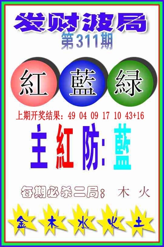 2025311期：发财波局报，描绘2025最新免费资料玄机:二八作伴有玄机;解析2025最全免费正版大全5肖10码：【鼠蛇猴鸡狗,2-9-15-17-18-20-22-24-35-43】