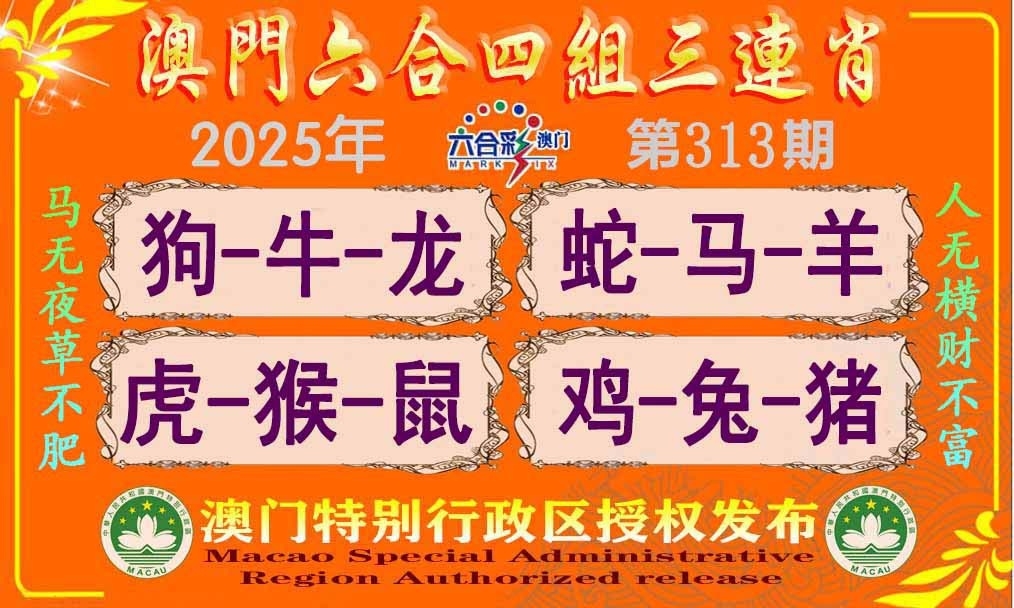 2025313期：四组三连肖，描绘2025最新免费资料玄机:欲钱去找去年十—期(兔马);解析2025最全免费资料大全下载3肖6码：【蛇羊猴,3-6-24-25-26-48】