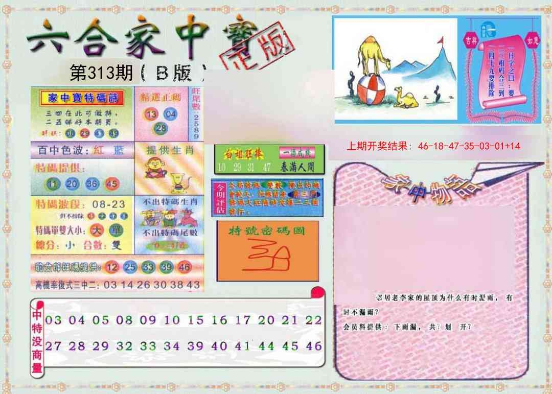 2025313期：六合家宝B，描绘2025最全免费正版大全玄机:火中有肖是六七;解析2025最全免费资料大全4肖8码：【鼠兔蛇猪,9-12-16-18-23-28-41-49】