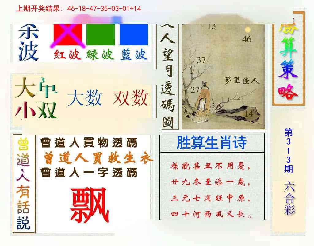 2025313期：腾算策略报，描绘2025新资料期期玄机:欲钱去找去年十—期(兔马);解析2025最新资料大全官网3肖6码：【蛇羊猴,3-6-24-25-26-48】