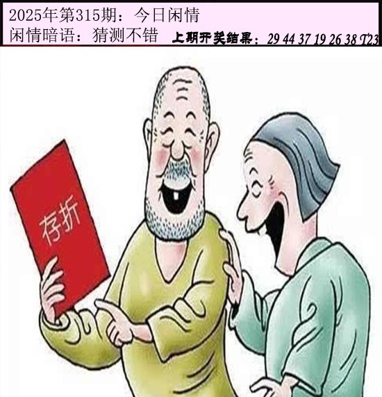 2025315期：今日闲情１，描绘2025澳门今晚金牌谜语玄机:今期生肖三七开;解析2025新门正版免费6肖12码：【虎龙蛇羊鸡猪,4-6-10-11-13-16-20-36-37-38-43-45】
