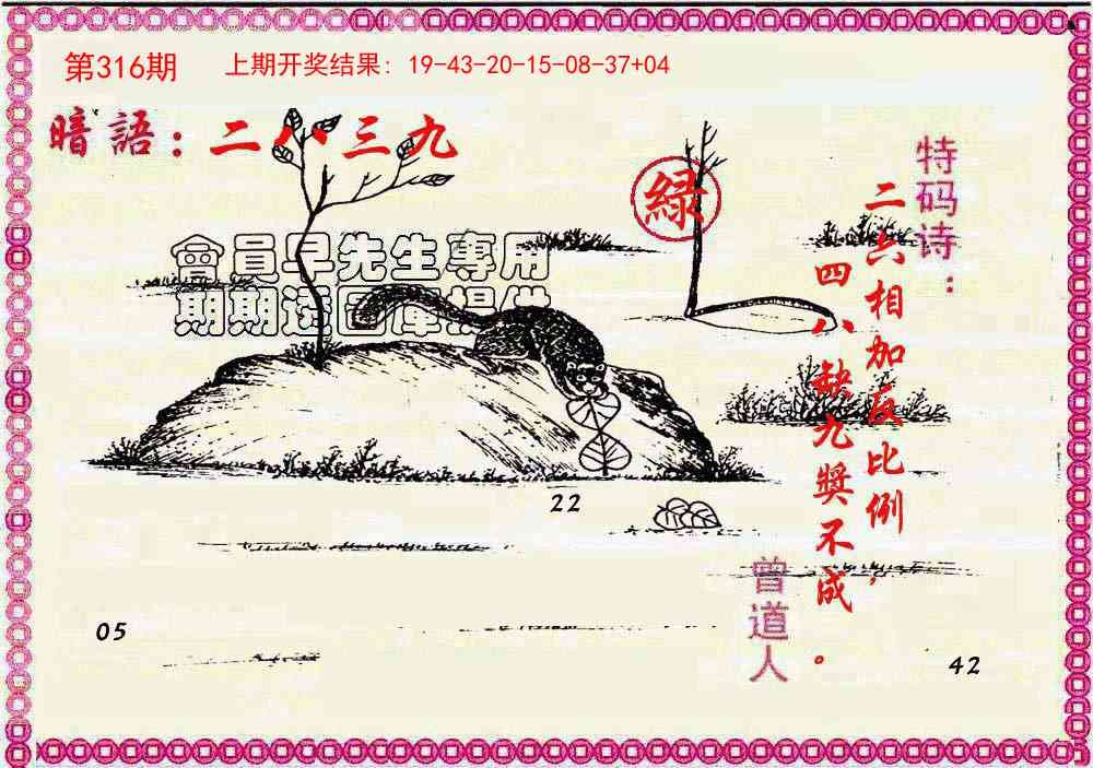 2025316期：曾道人暗语，描绘2025新澳门冷码表玄机:六合出在百姓家;解析2025最新资料免费5肖10码：【虎兔龙鸡狗,7-10-12-13-14-18-21-29-43-48】