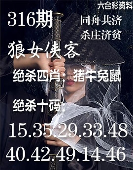 2025316期：狼女侠客图，描绘2025年正版资料免费下载入口图片玄机:六合出在百姓家;解析2025年藏宝图最新资料5肖10码：【虎兔龙鸡狗,7-10-12-13-14-18-21-29-43-48】